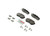 Blue Series Semi-Metallic Front Brake Pad Set | BOSBE433H