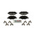 Blue Series Semi-Metallic Rear Brake Pad Set | BOSBE1612H