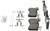 Blue Series Ceramic Front Brake Pad Set | BOSBE2184