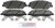 Blue Series Ceramic Front Brake Pad Set | BOSBE1384H