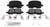 Blue Series Ceramic Front Brake Pad Set | BOSBE741H