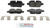 Blue Series Ceramic Rear Brake Pad Set | BOSBE2374H