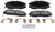 Blue Series Ceramic Front Brake Pad Set | BOSBE1013H