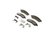 Blue Series Ceramic Front Brake Pad Set | BOSBE1019H