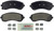 Blue Series Semi-Metallic Front Brake Pad Set | BOSBE844H