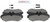Blue Series Semi-Metallic Rear Brake Pad Set | BOSBE928