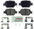 Blue Series Ceramic Front Brake Pad Set | BOSBE817H