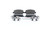 Blue Series Semi-Metallic Rear Brake Pad Set | BOSBE1307H