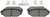 Blue Series Ceramic Front Brake Pad Set | BOSBE793H