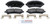 Blue Series Semi-Metallic Front Brake Pad Set | BOSBE699H