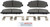 Blue Series Ceramic Front Brake Pad Set | BOSBE1286H