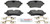 Blue Series Semi-Metallic Rear Brake Pad Set | BOSBE2364H