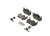 Blue Series Semi-Metallic Rear Brake Pad Set | BOSBE978H
