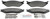Blue Series Semi-Metallic Brake Pad Set | BOSBE777H