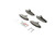 Blue Series Semi-Metallic Rear Brake Pad Set | BOSBE413H