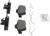 Blue Series Semi-Metallic Front Brake Pad Set | BOSBE939H