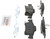 Blue Series Ceramic Rear Brake Pad Set | BOSBE1498H