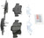 Blue Series Ceramic Rear Brake Pad Set | BOSBE1498H