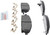 Blue Series Semi-Metallic Front Brake Pad Set | BOSBE855H