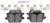 Blue Series Ceramic Rear Brake Pad Set | BOSBE2221H