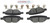 Blue Series Ceramic Rear Brake Pad Set | BOSBE1033H