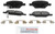 Blue Series Ceramic Rear Brake Pad Set | BOSBE1033H