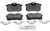 Blue Series Semi-Metallic Rear Brake Pad Set | BOSBE340H
