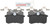 Blue Series Semi-Metallic Rear Brake Pad Set | BOSBE340H