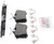 Blue Series Semi-Metallic Rear Brake Pad Set | BOSBE340H
