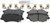 Blue Series Ceramic Front Brake Pad Set | BOSBE1595H