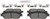Blue Series Ceramic Front Brake Pad Set | BOSBE906H