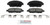 Blue Series Ceramic Front Brake Pad Set | BOSBE906H