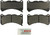 Blue Series Ceramic Front Brake Pad Set | BOSBE1365