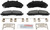 Blue Series Ceramic Front Brake Pad Set | BOSBE652H