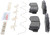 Blue Series Ceramic Front Brake Pad Set | BOSBE1164H