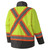 Hi-Vis 300D Trilobal Ripstop Safety Jacket - PU-Coated - 100% Waterproof  - Hi-Vis Yellow/Green - XL | SWXV1200260-XL