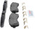 Blue Series Semi-Metallic Front Brake Pad Set | BOSBE1268H