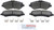 Blue Series Ceramic Front Brake Pad Set | BOSBE1273H