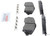 Blue Series Ceramic Front Brake Pad Set | BOSBE1273H