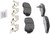 Blue Series Semi-Metallic Front Brake Pad Set | BOSBE1089H