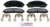 Blue Series Ceramic Front Brake Pad Set | BOSBE833H