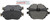 Blue Series Ceramic Rear Brake Pad Set | BOSBE1936