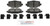 Blue Series Ceramic Rear Brake Pad Set | BOSBE2191H