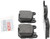 Blue Series Semi-Metallic Rear Brake Pad Set | BOSBE874