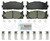Blue Series Ceramic Front Brake Pad Set | BOSBE1293H