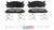 Blue Series Ceramic Front Brake Pad Set | BOSBE1293H