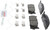 Blue Series Ceramic Front Brake Pad Set | BOSBE1293H