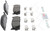 Blue Series Ceramic Front Brake Pad Set | BOSBE1293H