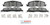 Blue Series Ceramic Front Brake Pad Set | BOSBE2230H