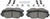 Blue Series Ceramic Front Brake Pad Set | BOSBE1210H